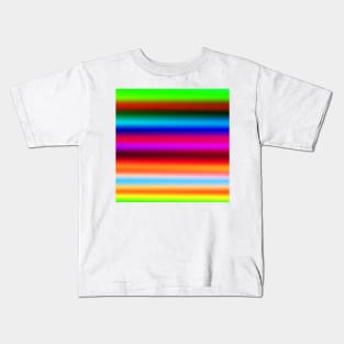 colorful rainbow abstract texture art Kids T-Shirt